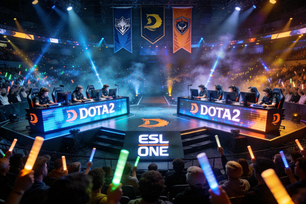 DOTA2电竞比赛竞技场